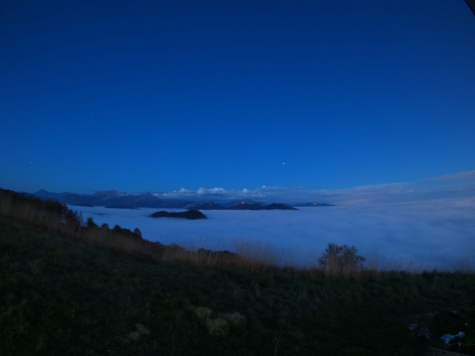 scalata verso la croce di maiano