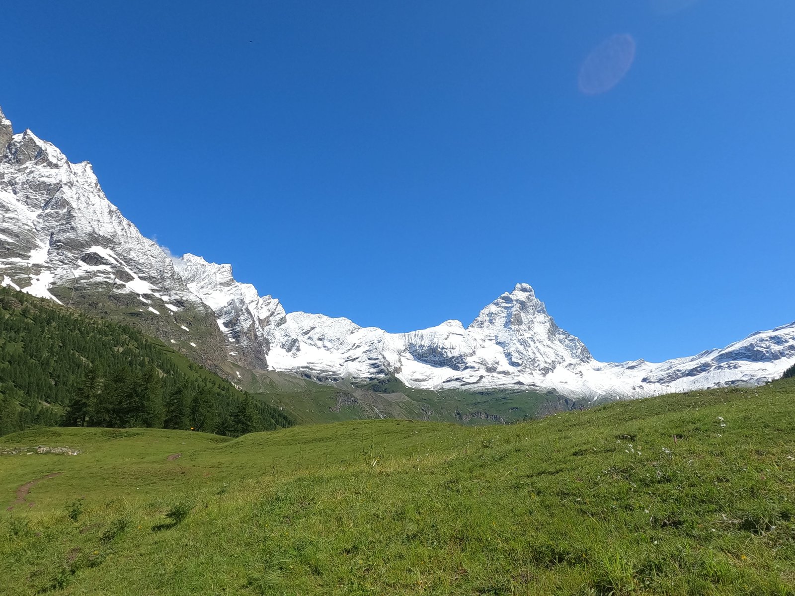 Cervino, matterhorn, escursione, trekking, cervinia lago blu