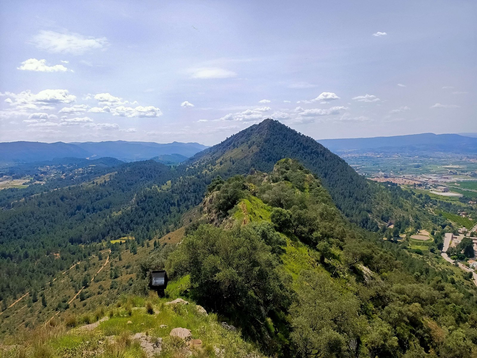 Castello di Jativa, València, spagna, paesaggio, panorama